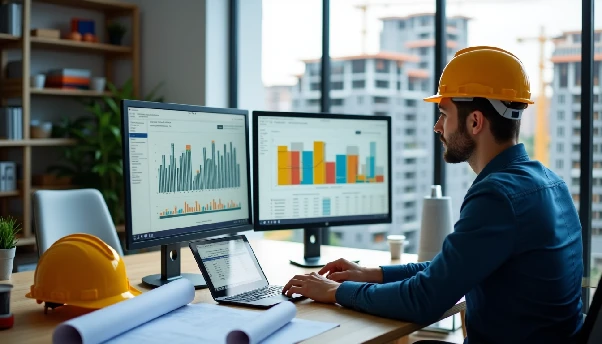 a contractor in the office make a estimate software