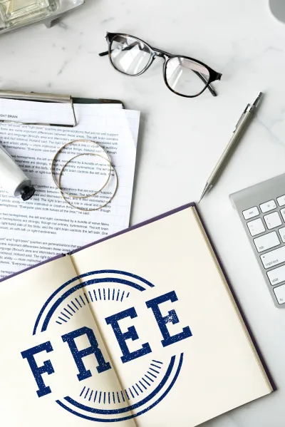 free sale sign advertisement concept