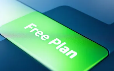 A button with a free text