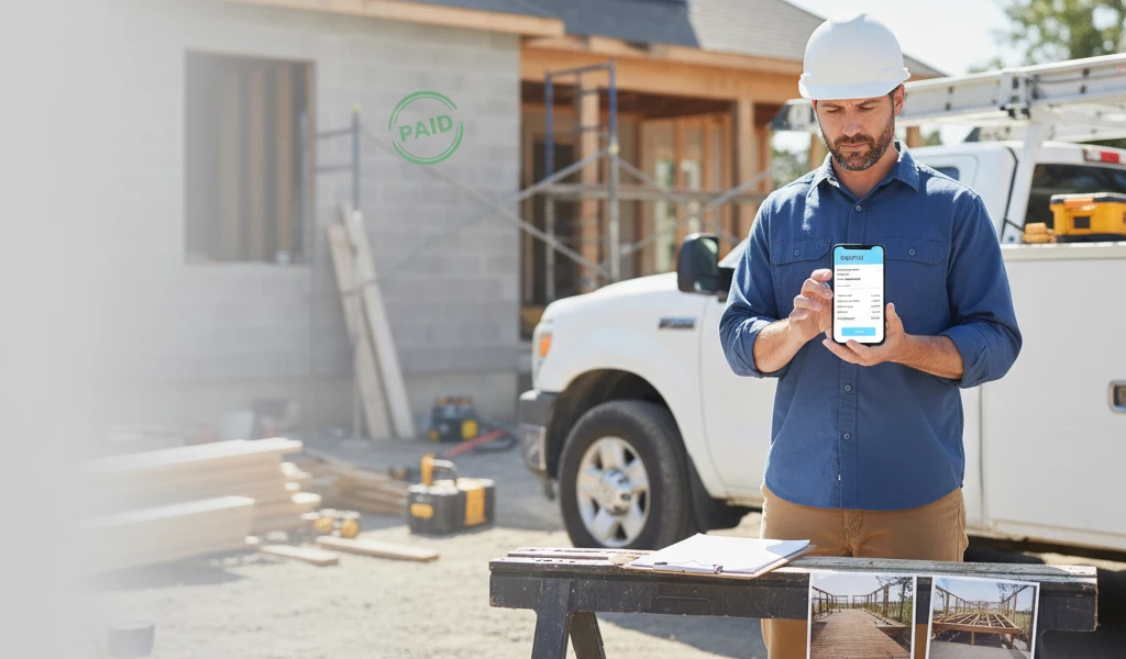 invoice how to make an invoice on a phone for a contractor