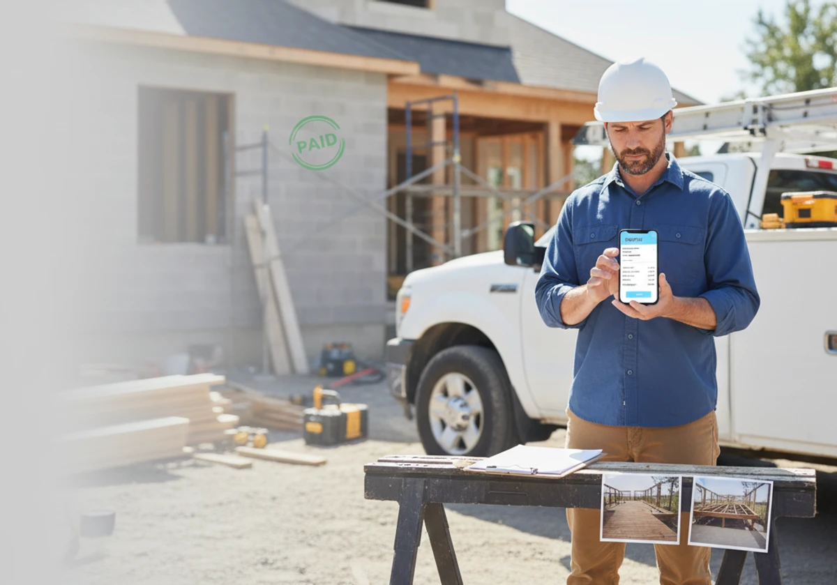 invoice how to make an invoice on a phone for a contractor