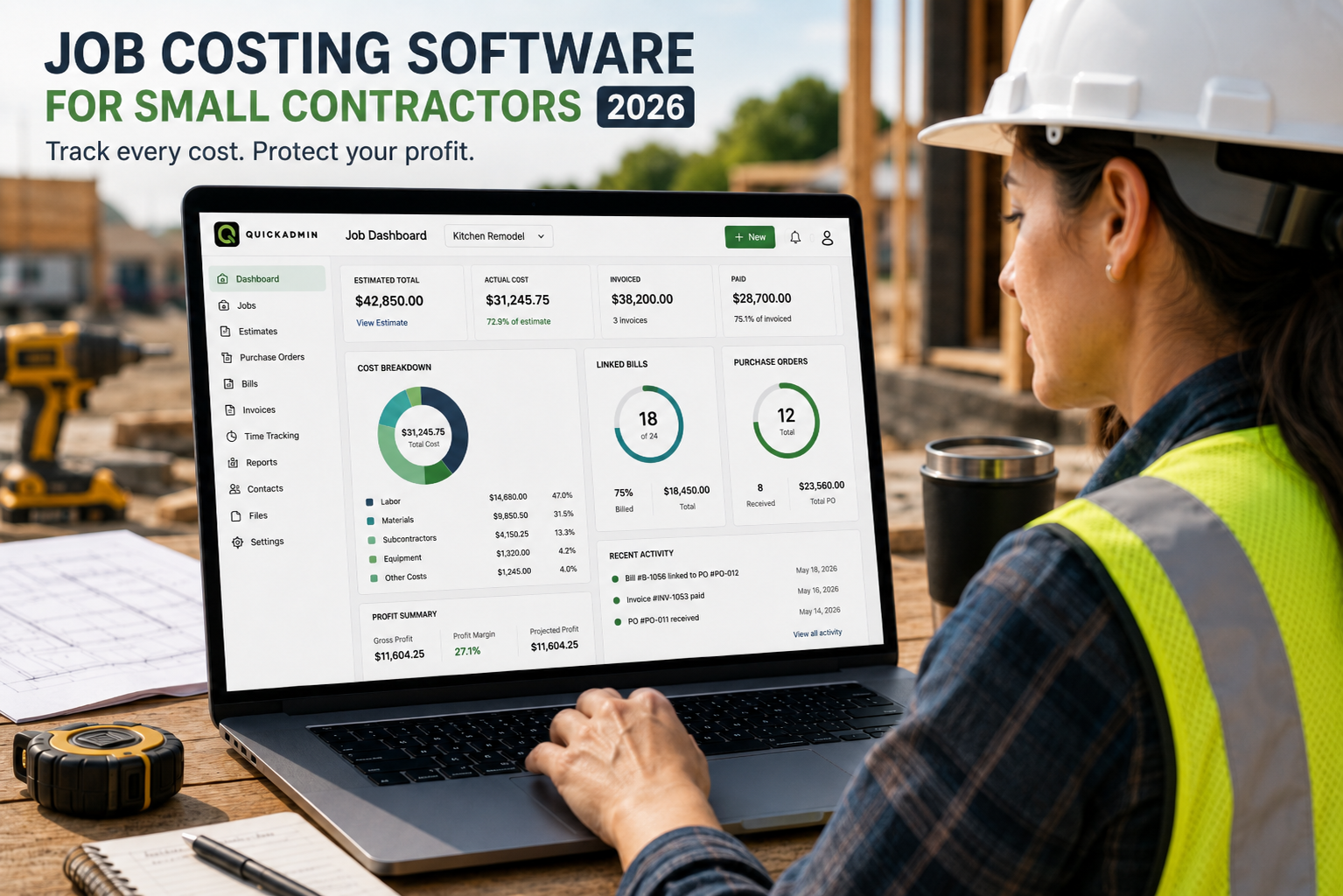 Job Jacket Software Job Costing Software for Small Contractors