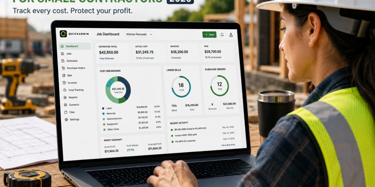 job costing software for small contractors 2026