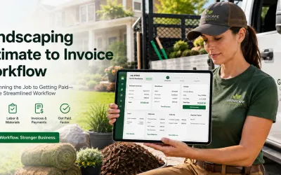 landscaping estimate template and invoice workflow for contractors 2026